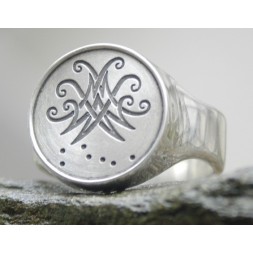 Bague cachet Blason ou motif personnel