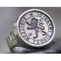 Bague cachet Blason ou motif personnel