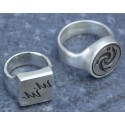 Bague cachet Blason ou motif personnel