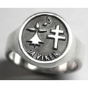 Bague cachet Blason ou motif personnel