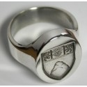 Bague cachet Blason ou motif personnel