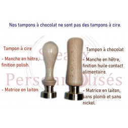 Sceau Tampon à chocolat Personnalisé