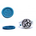 Bague cachet Blason ou motif personnel