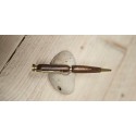 stylo pièce unique tournée à la main en bois d'orme