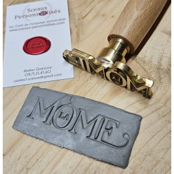 Tampon en laiton pour artisan céramiste fabriqué en France