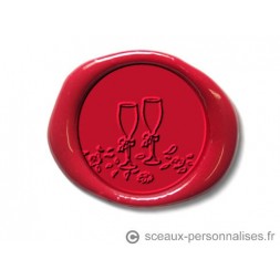 Sceaux Adhésifs Mariage (x15)