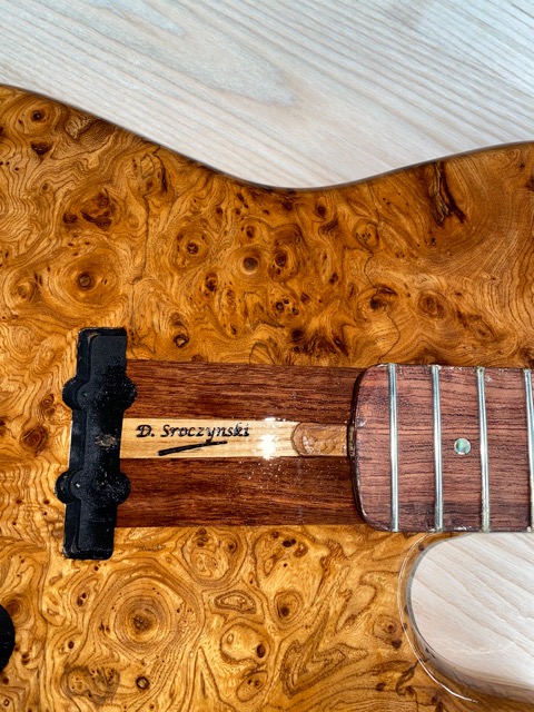 Fer à marquer le bois pour luthier