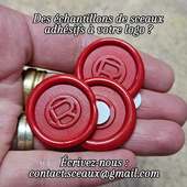 Besoin d'une poignée de sceaux adhésifs à votre logo pour vous rendre compte en vrai du rendu ? Écrivez nous par email !

#cachetcire #CachetDeCire #sceauxencire #sceauxpersonnalises #sceauxadhésifs #stickerspersonnalisés