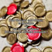 Certains les utilisent en boutique pour les emballages cadeaux, d'autres sur les bouteilles de leur cuvées d'exception, ou tout simplement pour des invitations. Les sceaux adhésifs sont de vrais cachets de cire autocollants. Des stickers premiums à votre image.

Pour plus d'informations contactez-nous !

#premiumquality #emballageboutique #brandingluxury #stickerspersonnalisés #autocollants #sceauxpersonnalises #imprimerie